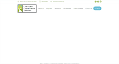 Desktop Screenshot of lawrenceshelter.org