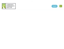 Tablet Screenshot of lawrenceshelter.org